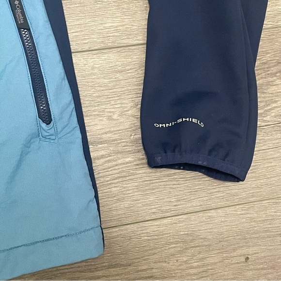 Columbia Titanium Men's Peak Pursuit Midlayer Hybrid Jacket Blue Navy Sz XXL - Picture 4 of 9